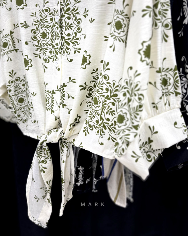 شومیز کراپ گره ای