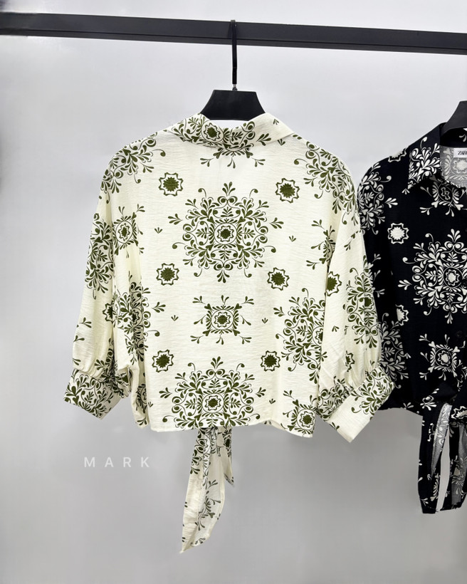 شومیز کراپ گره ای