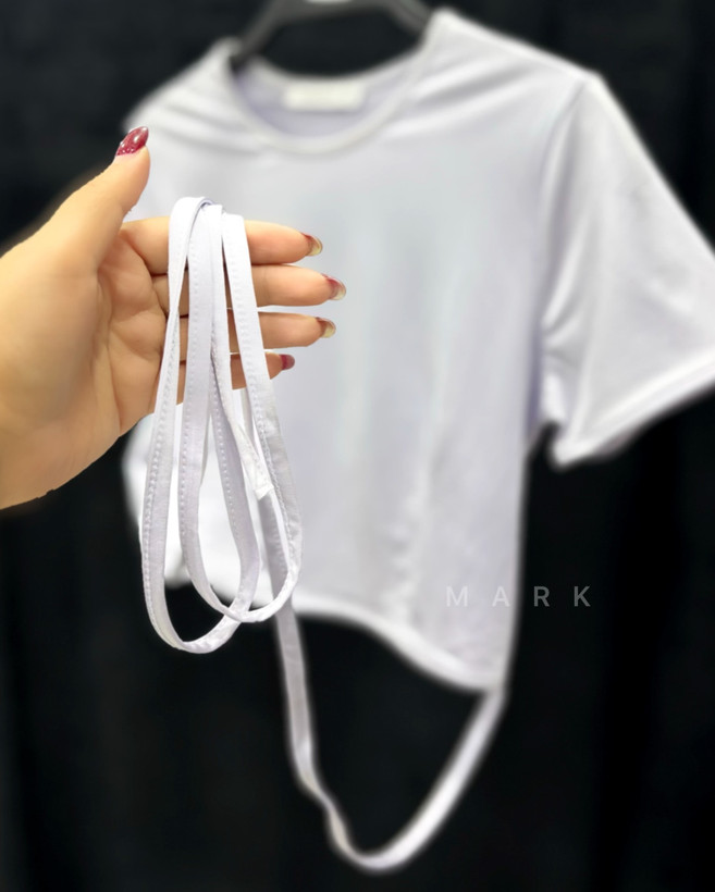 تیشرت کراپ گره ای TERRANOVA
