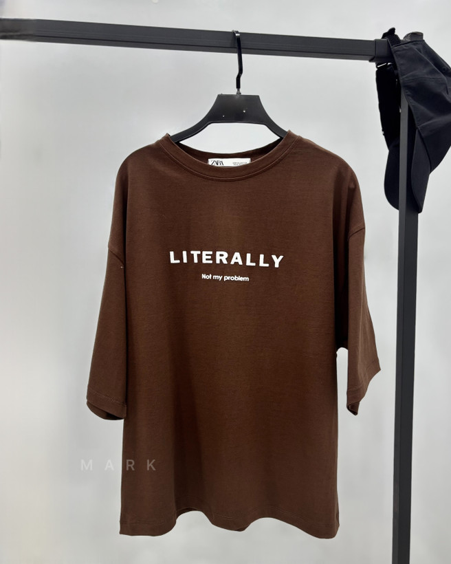 تیشرت باکسی literally