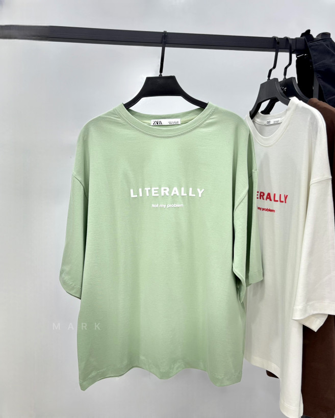 تیشرت باکسی literally