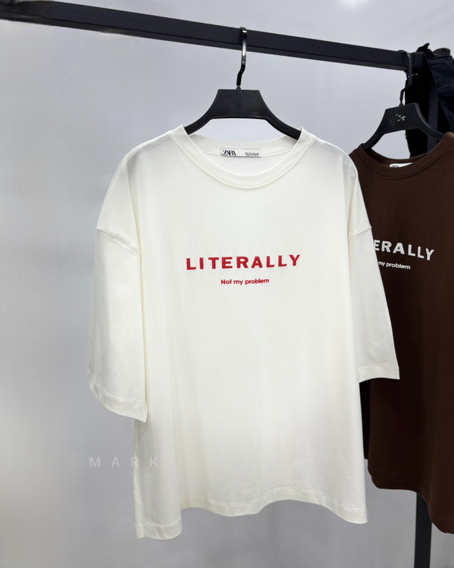 تیشرت باکسی literally