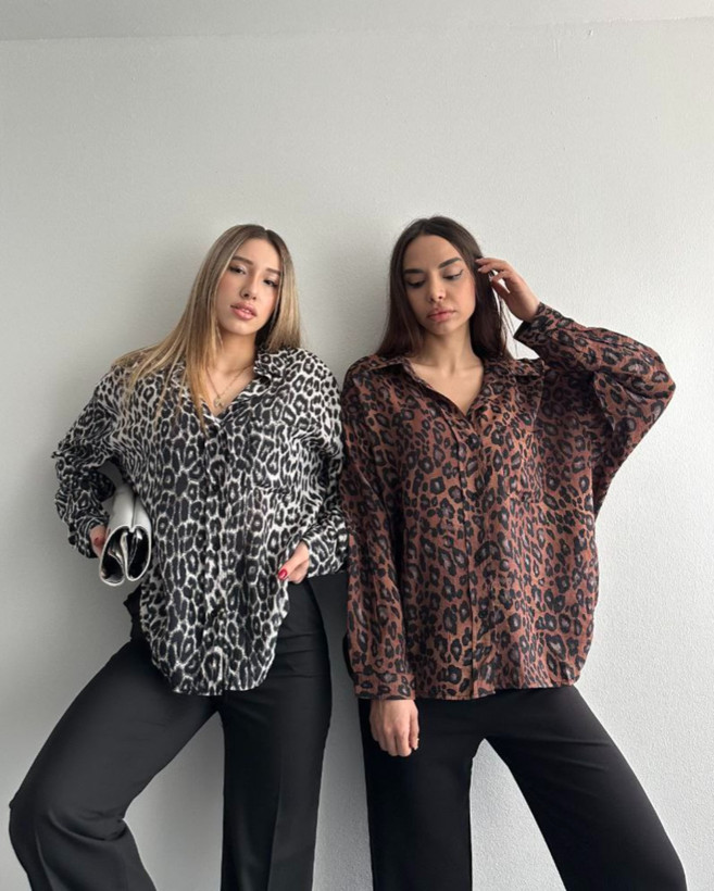 شومیز پلنگی ترک KTN